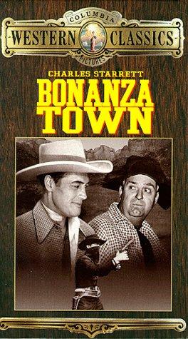 Smiley Burnette and Charles Starrett in Bonanza Town (1951)