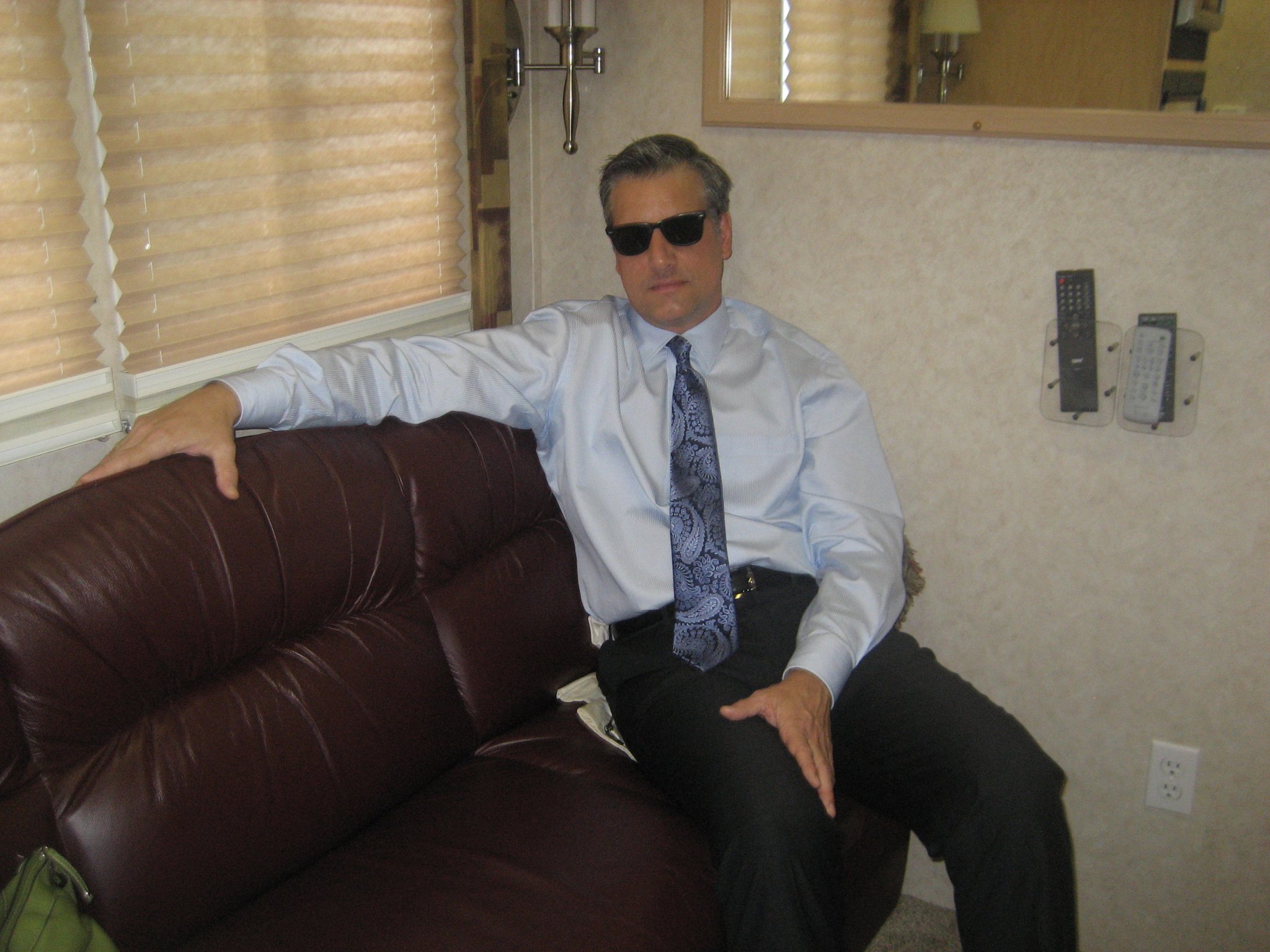 In my trailer at 