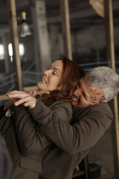 Still of Laura Innes and Jack Stehlin in The Event (2010)