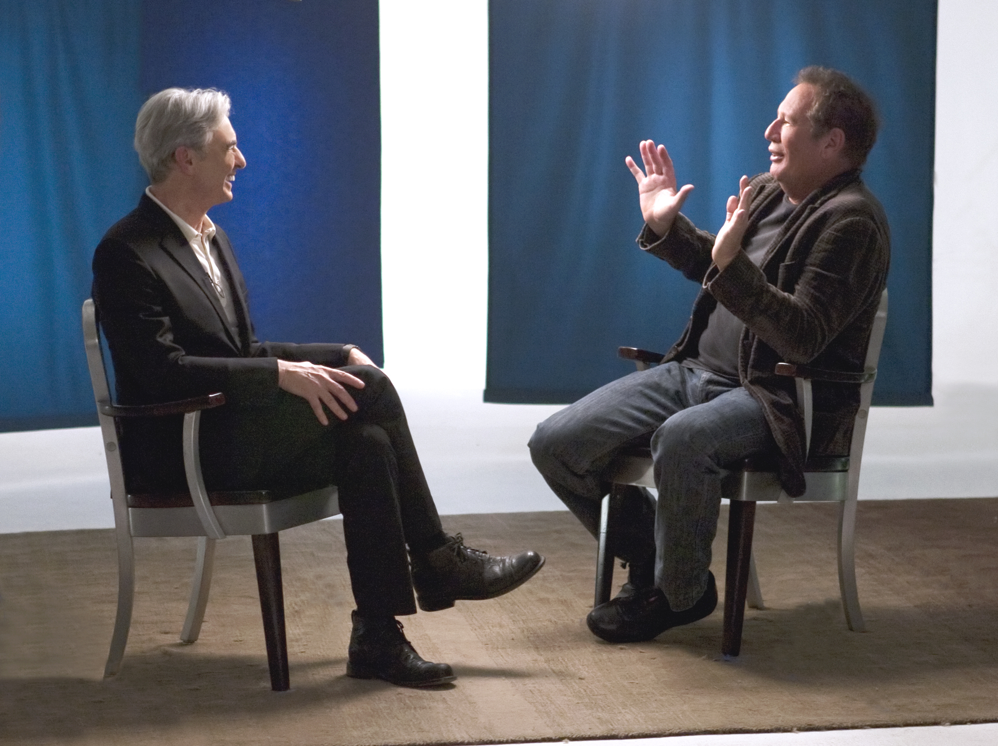 Still of Garry Shandling and David Steinberg in Inside Comedy (2012)