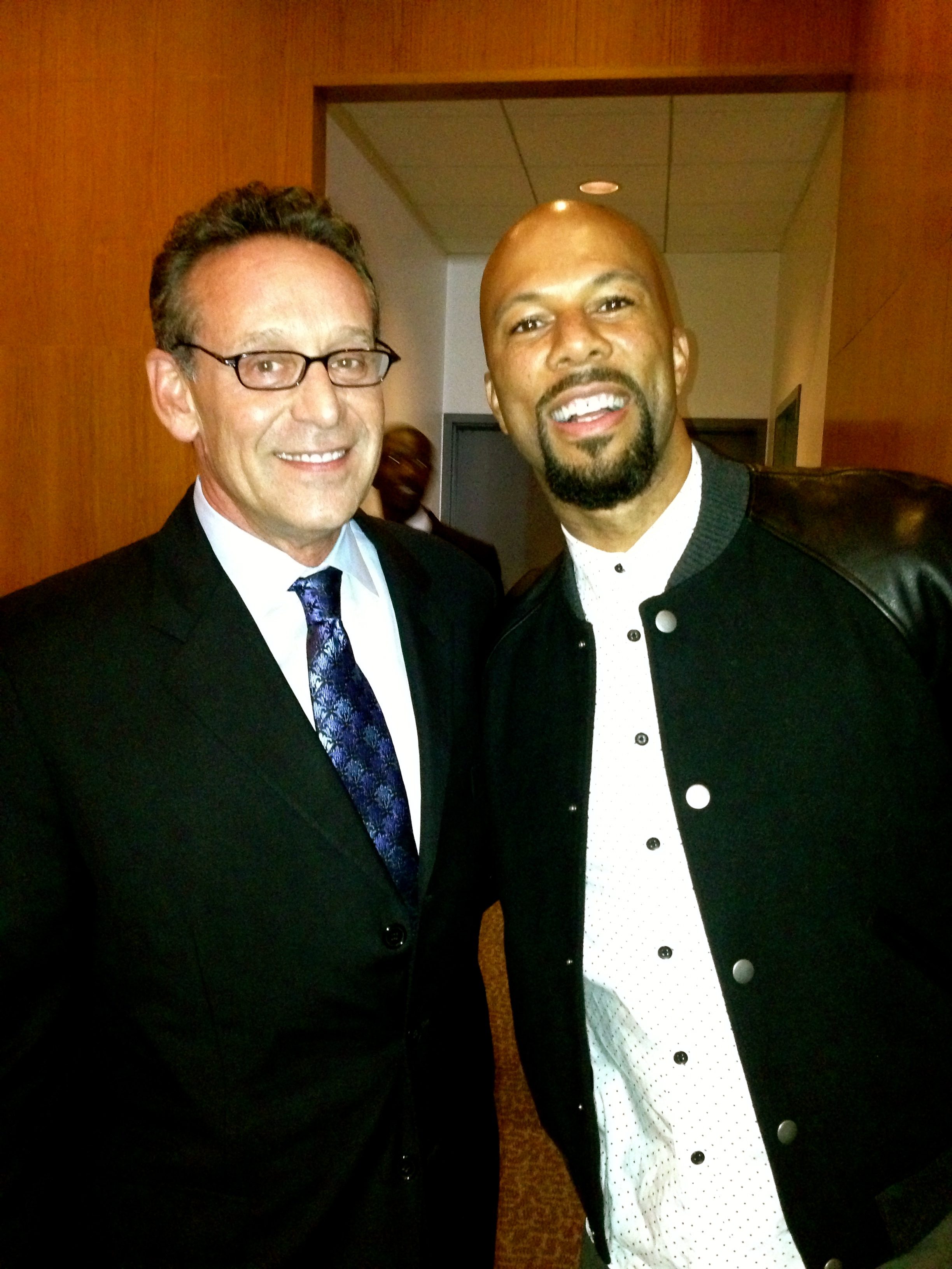 Rob Steinberg and Common at Los Angeles Premier of 12 Years A Slave
