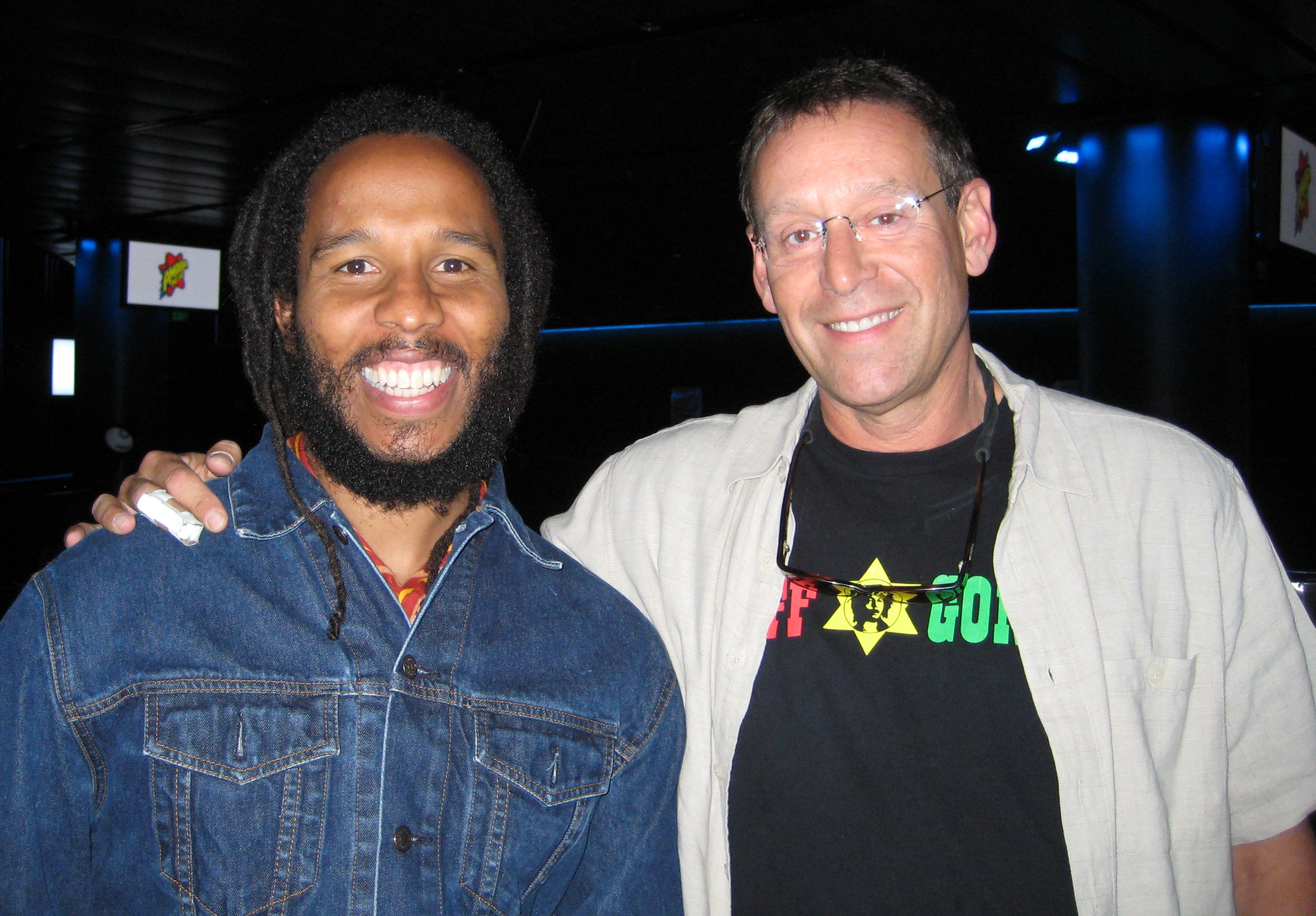 Rob Steinberg with Ziggy Marley