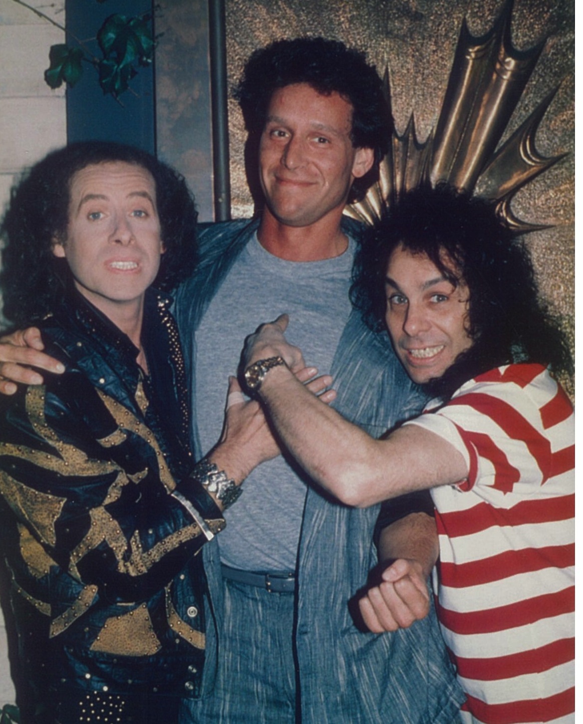 Rob Steinberg with Klaus Meine & Ronnie James Dio