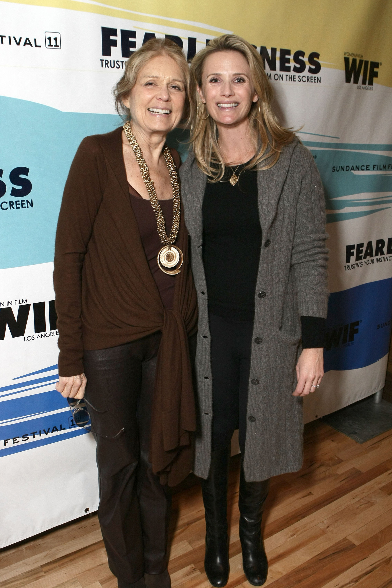 Gloria Steinem and Jennifer Siebel Newsom