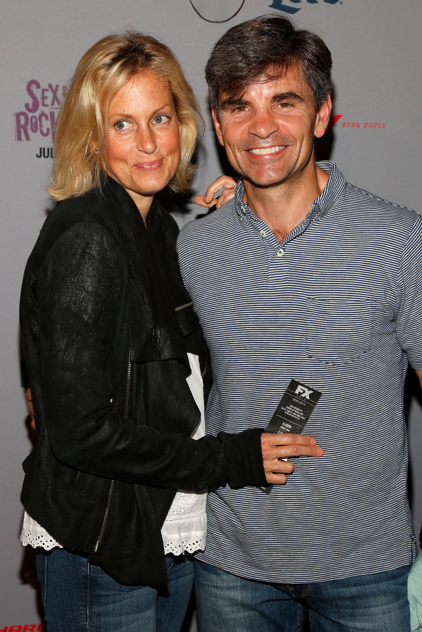 Alexandra Wentworth and George Stephanopoulos at event of Sex&Drugs&Rock&Roll (2015)