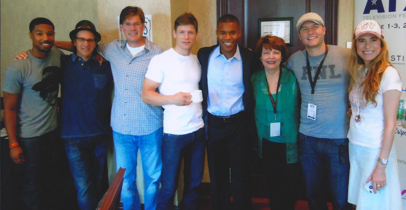 With cast and crew at the ATX Television Festivals Spotlight of FRIDAY NIGHT LIGHTS.