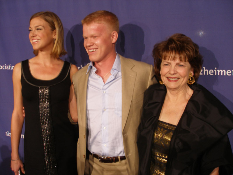 With FRIDAY NIGHT LIGHTS actors Adrianne Palicki and Jesse Plemons at the Alzheimer's Association's 17th Annual 