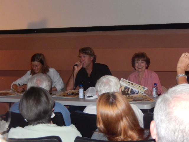 With actors Cassidy Freeman and Robert Taylor at a Q&A and signing event for LONGMIRE.