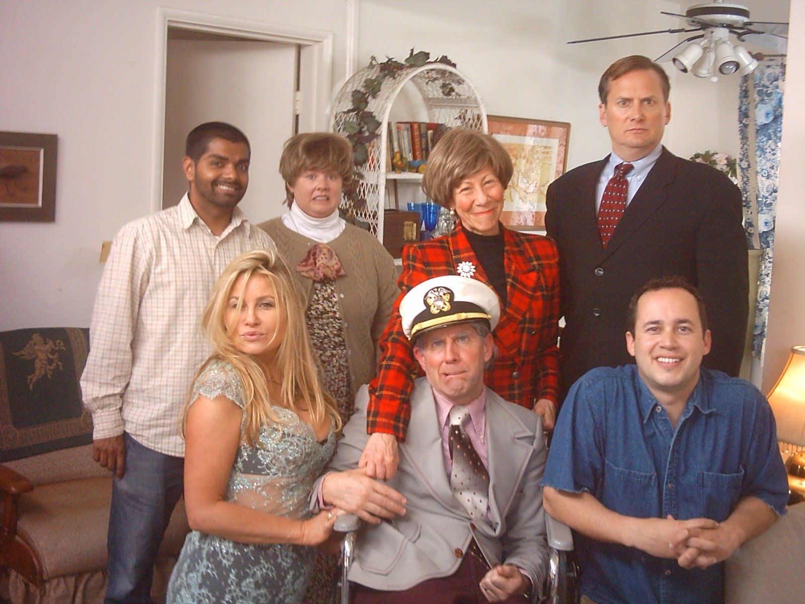 Tim Bagley, Jennifer Coolidge, Michael Hitchcock, Melissa McCarthy, Mindy Sterling, Dan Ewald and Rajeev Sigamoney in The Captain (2007)