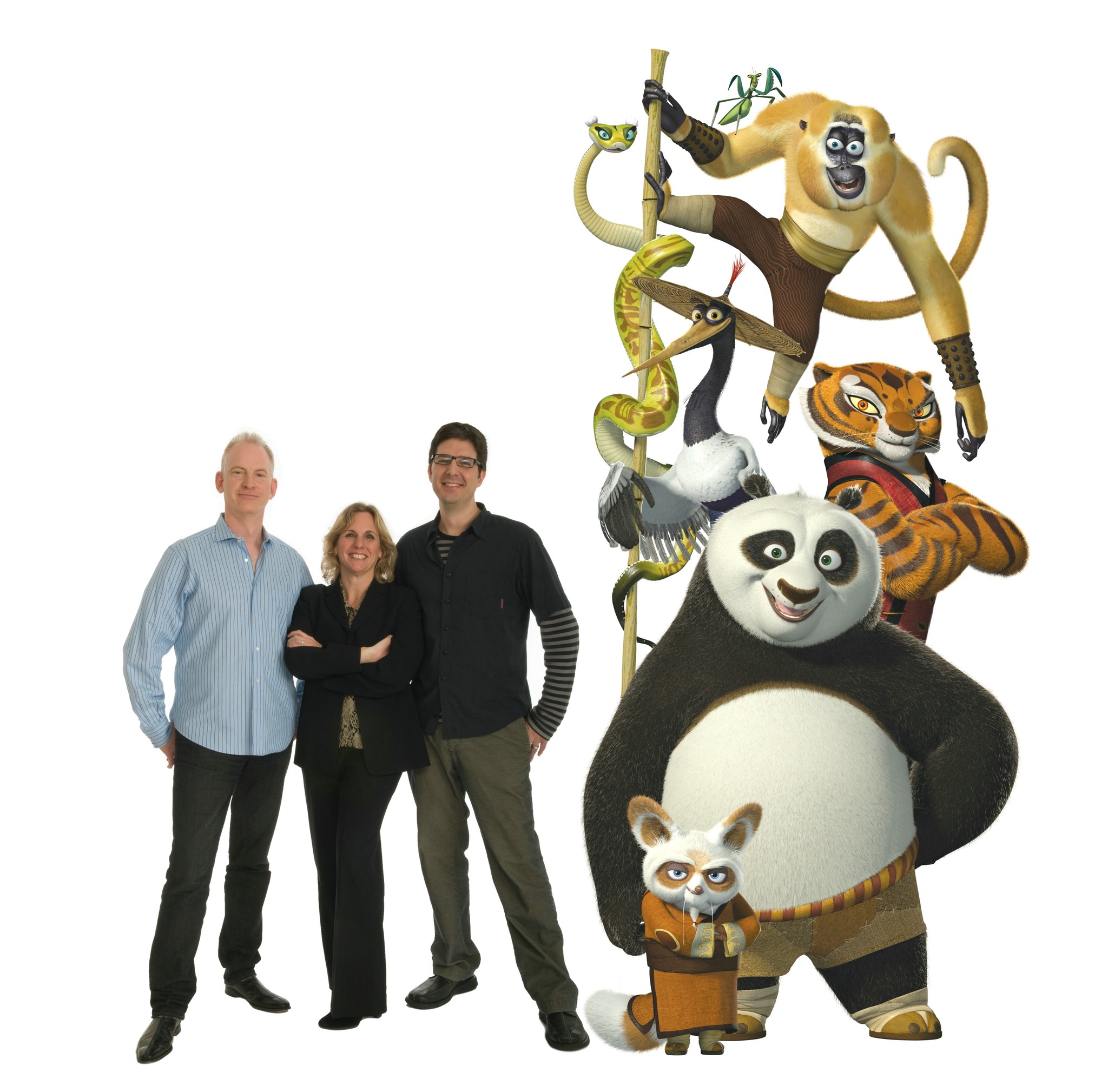 Still of Melissa Cobb, Mark Osborne and John Stevenson in Kung Fu Panda (2008)