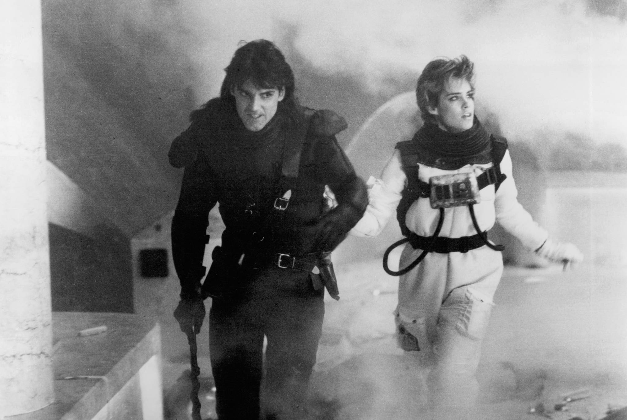 Still of Michael Praed and Catherine Mary Stewart in Nightflyers (1987)
