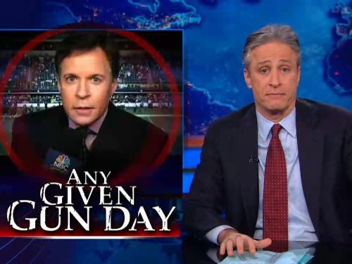 Still of Jon Stewart in The Daily Show: Gene Robinson (2012)