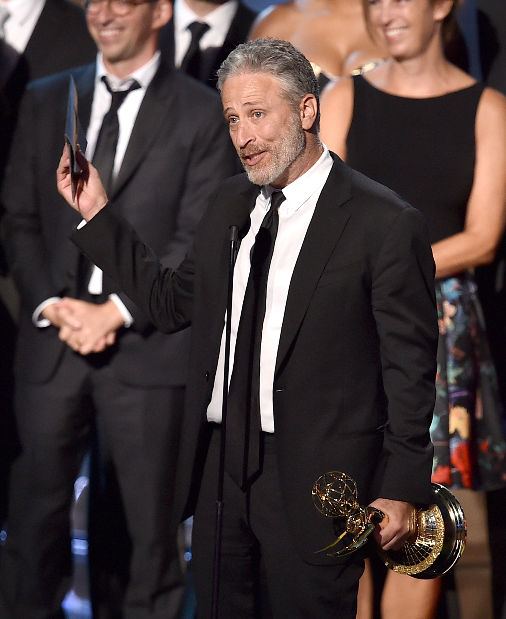 Jon Stewart at event of The 67th Primetime Emmy Awards (2015)