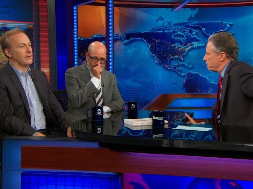 Still of David Cross, Bob Odenkirk and Jon Stewart in The Daily Show (1996)