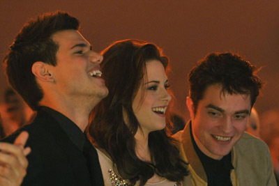 Kristen Stewart, Taylor Lautner and Robert Pattinson