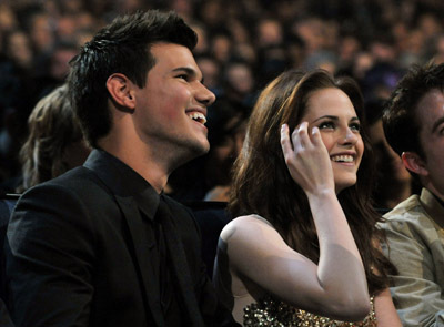 Kristen Stewart and Taylor Lautner