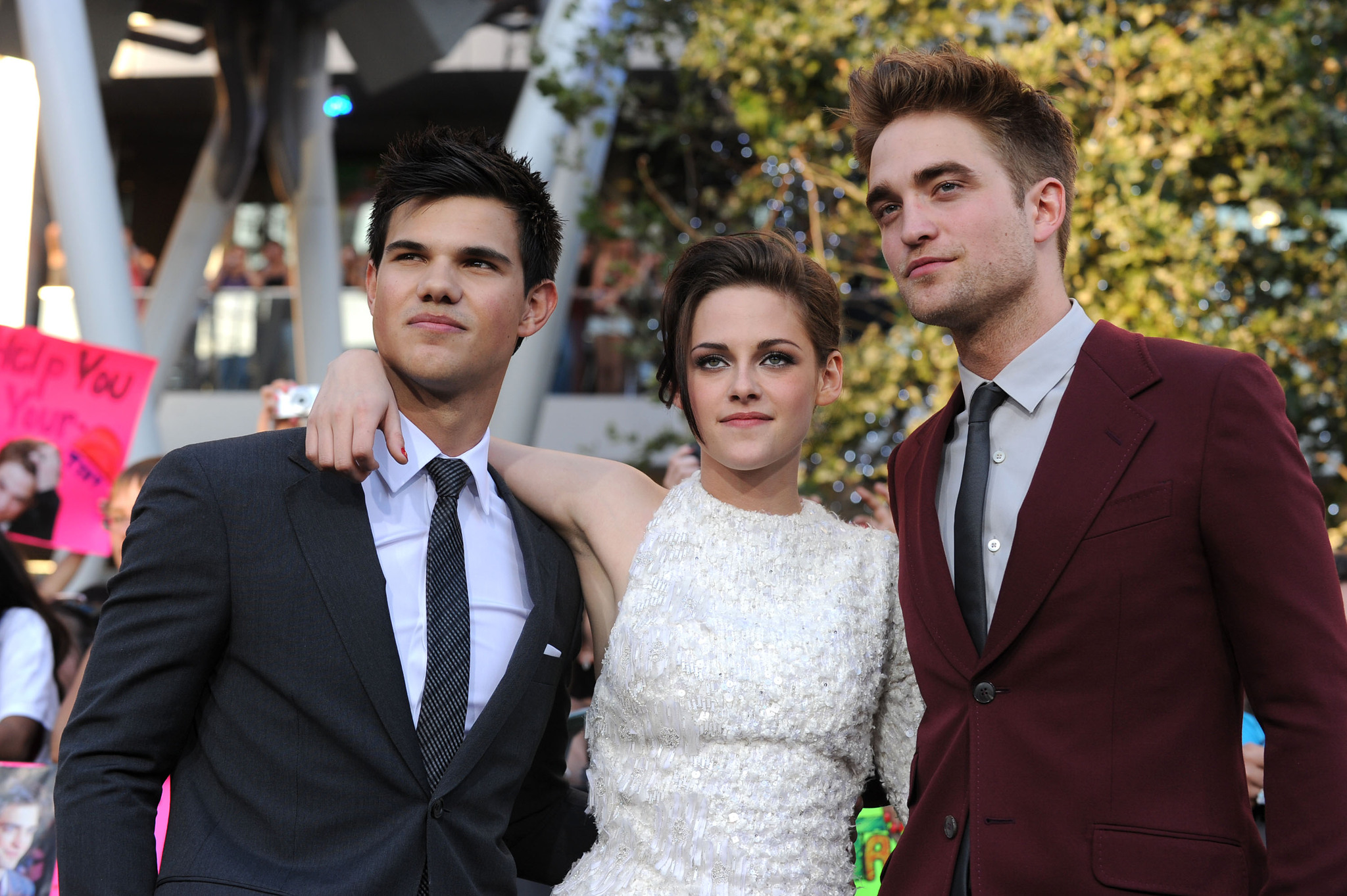 Kristen Stewart, Taylor Lautner and Robert Pattinson at event of The Twilight Saga: Eclipse (2010)