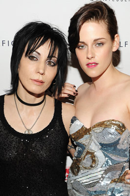 Joan Jett and Kristen Stewart at event of The Runaways (2010)