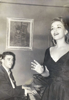 Paula Stewart with Burt Bacharach