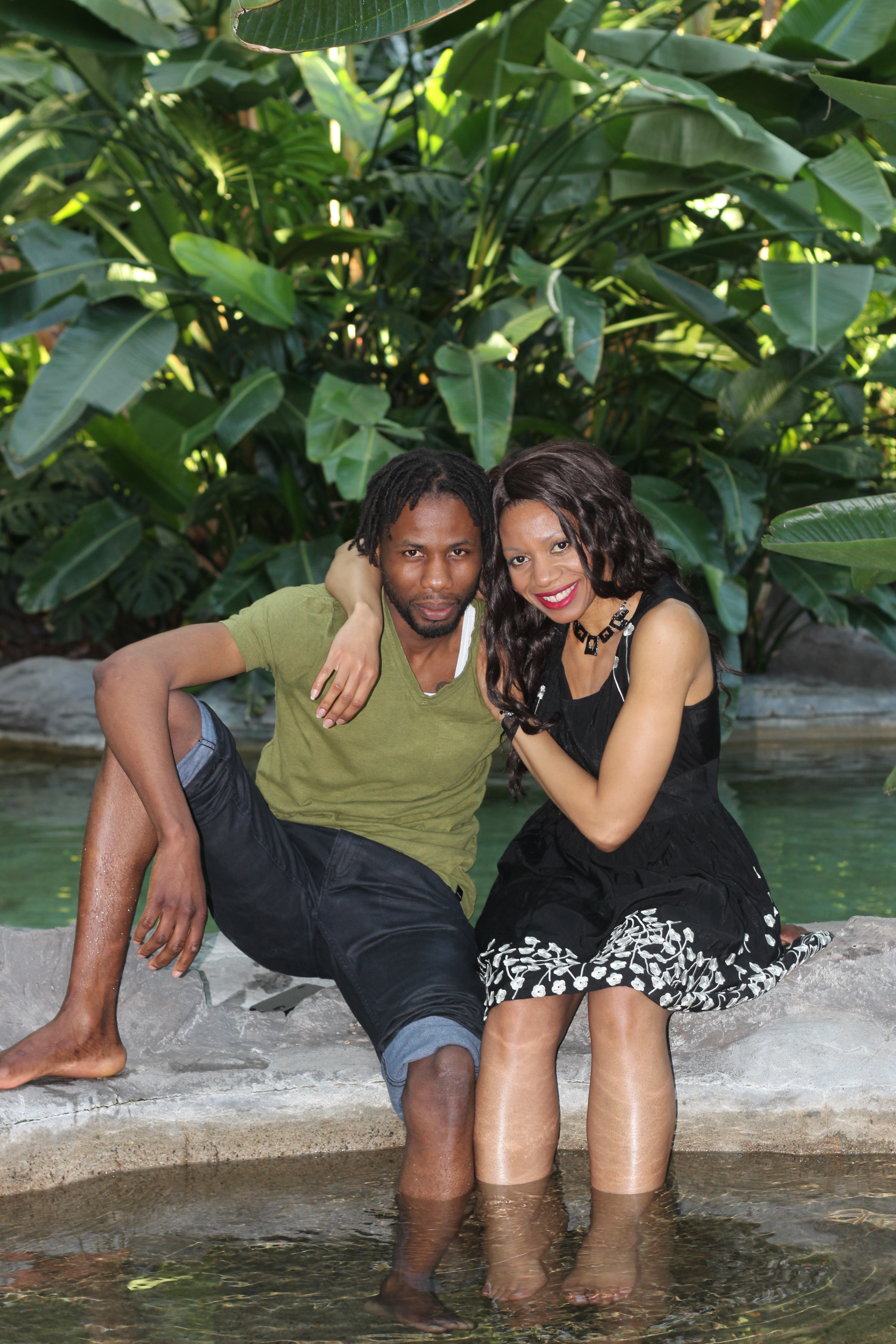 Still from the upcoming music video from Reggae artist Aphtanan for 'Love at First Sight'