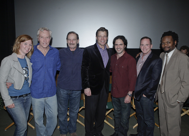 Brett Stimely Jillian Arnold Arthur Roberts Leonard Kelly-Young Eric Tozzi Michael Cline Nathaniel Freeman at event for Ray Bradbury's Kaleidoscope