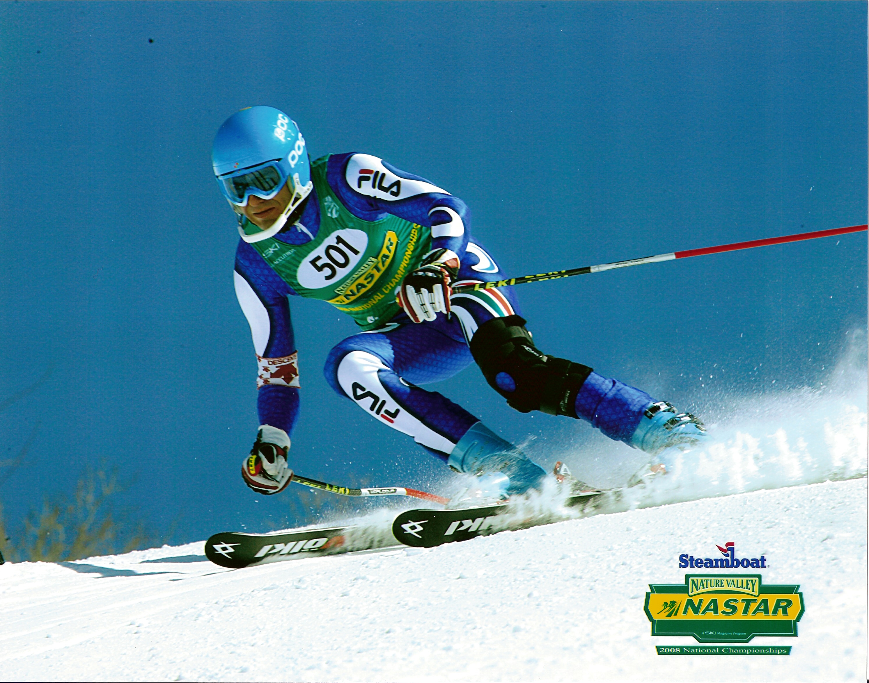 Nickolai Stoilov winning the NASTAR National Championship