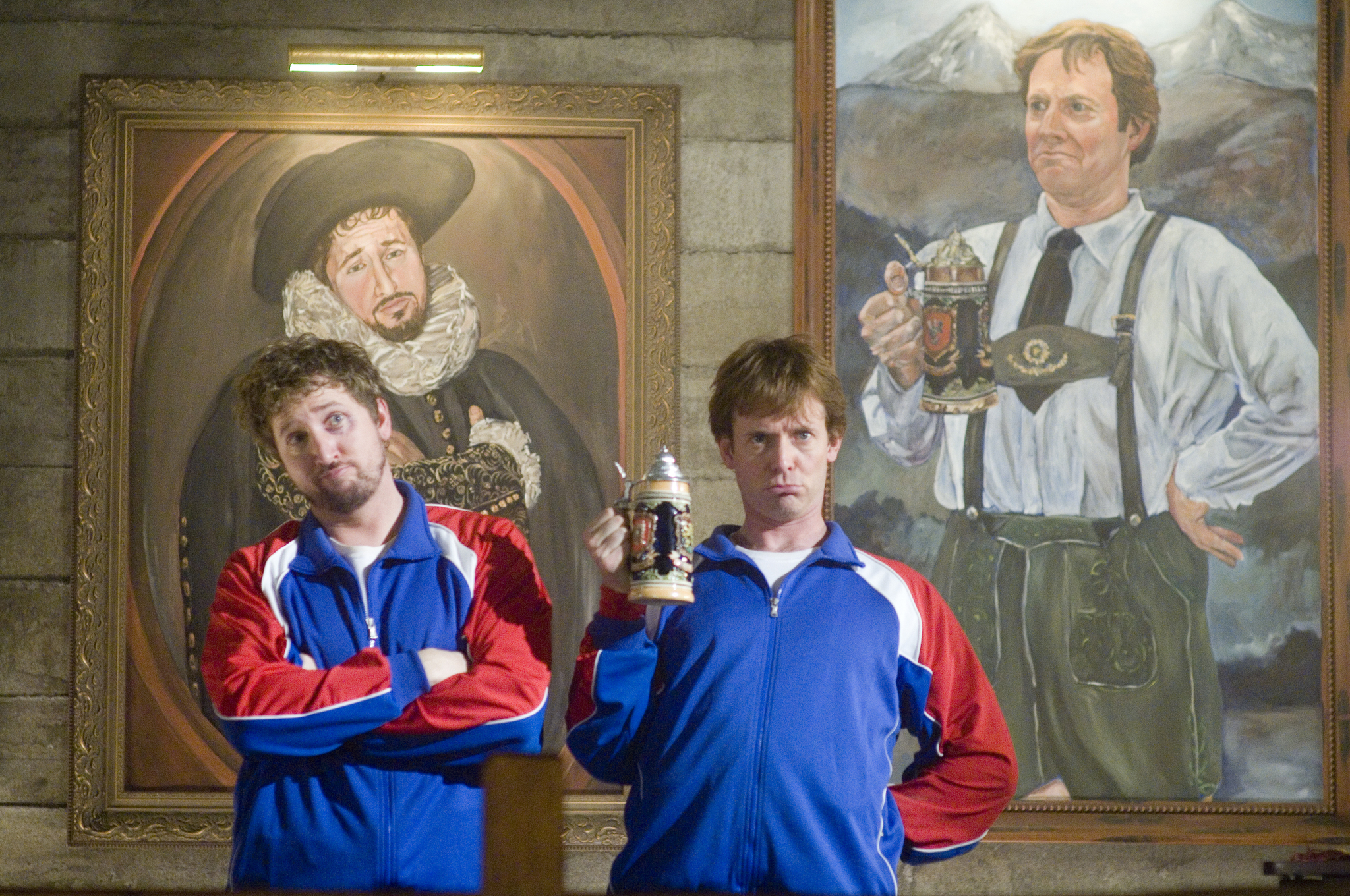 Still of Paul Soter and Erik Stolhanske in Beerfest (2006)