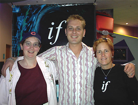 Helen Simmins-McMillin, Jesse Hlubik, Lisa Stoll at the Tambay Film and Video Festival.