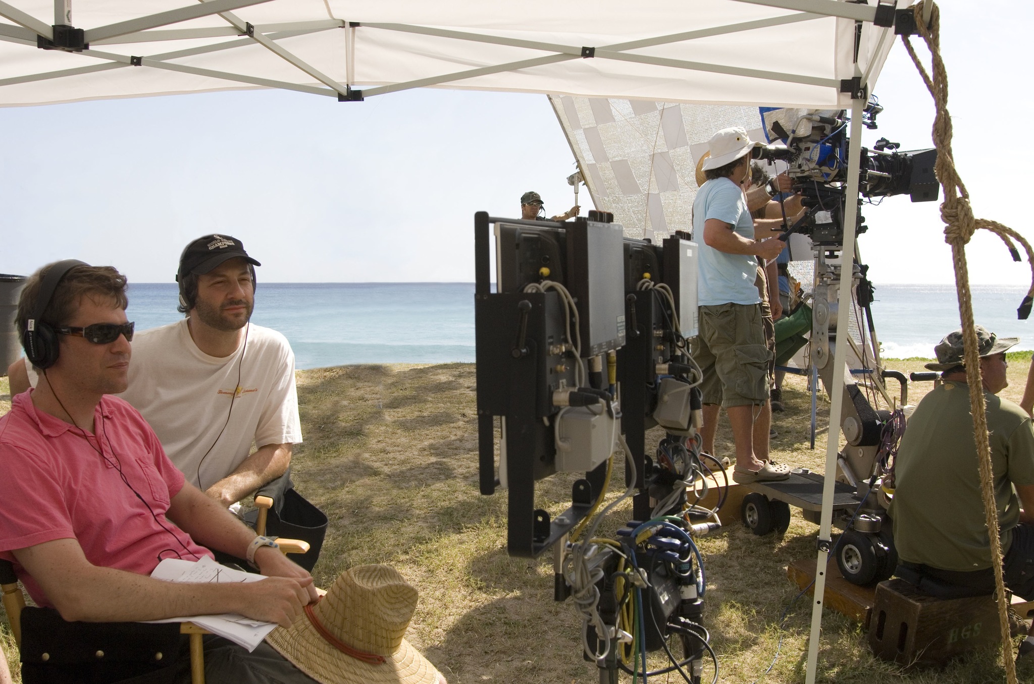 Still of Judd Apatow and Nicholas Stoller in Forgetting Sarah Marshall (2008)