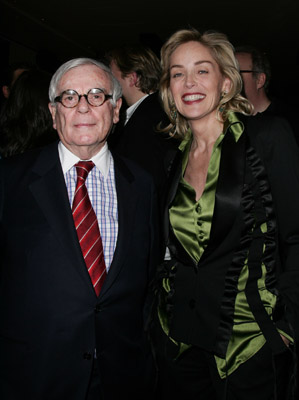 Sharon Stone and Dominick Dunne at event of Factory Girl (2006)