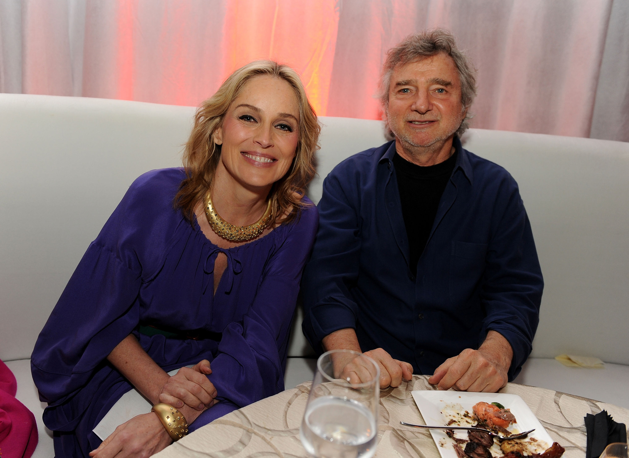 Sharon Stone and Curtis Hanson