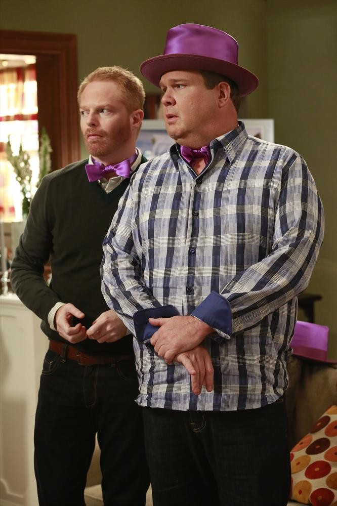 Still of Jesse Tyler Ferguson and Eric Stonestreet in Moderni seima (2009)