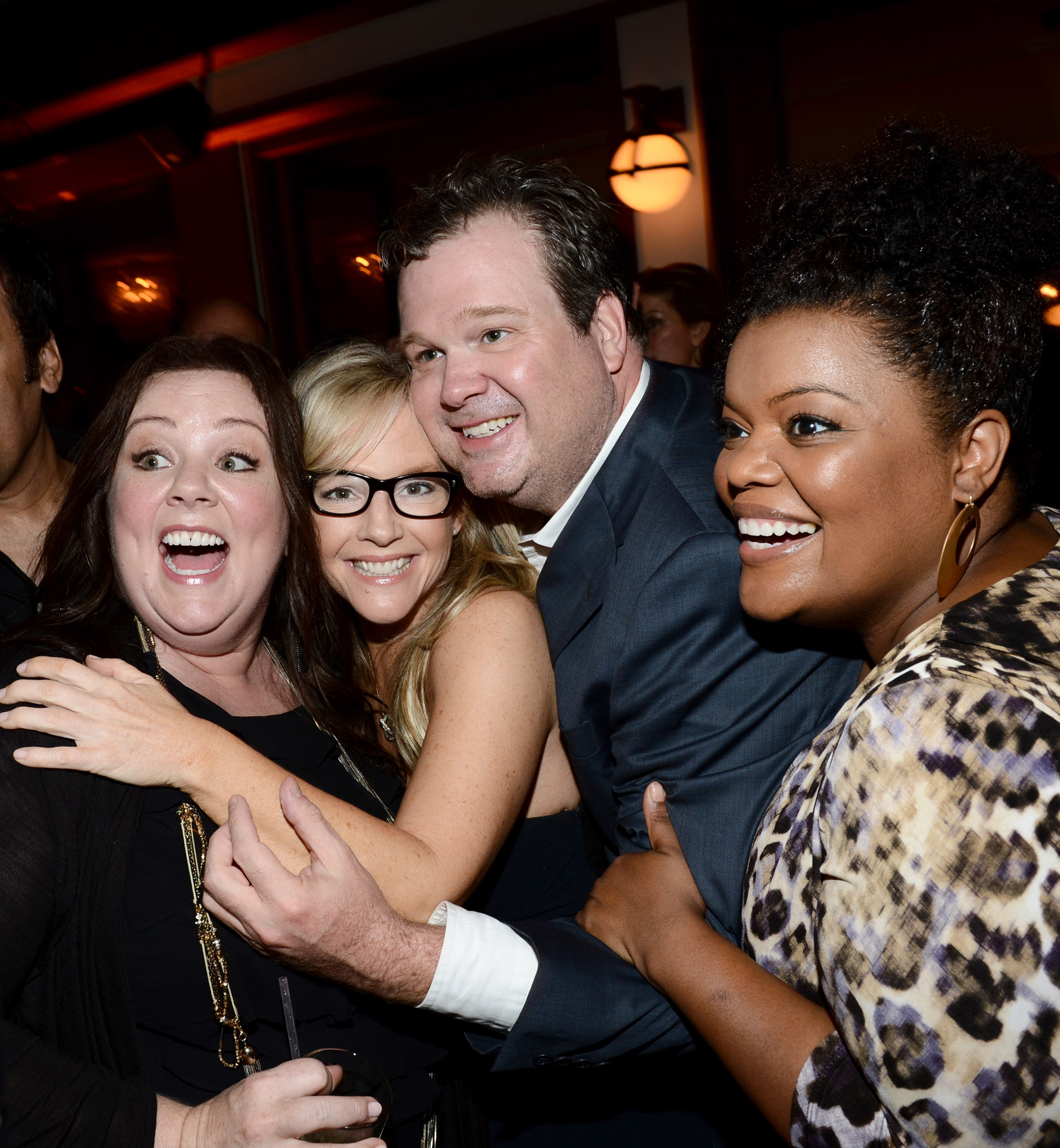 Rachael Harris, Melissa McCarthy, Eric Stonestreet and Yvette Nicole Brown