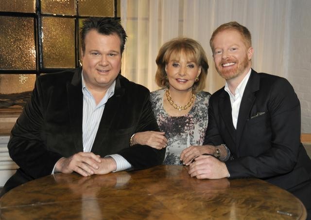 Still of Jesse Tyler Ferguson, Eric Stonestreet and Barbara Walters in The Barbara Walters Special (1976)