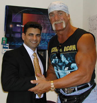 Hulk Hogan visits Mike's office @ FOX News Channel