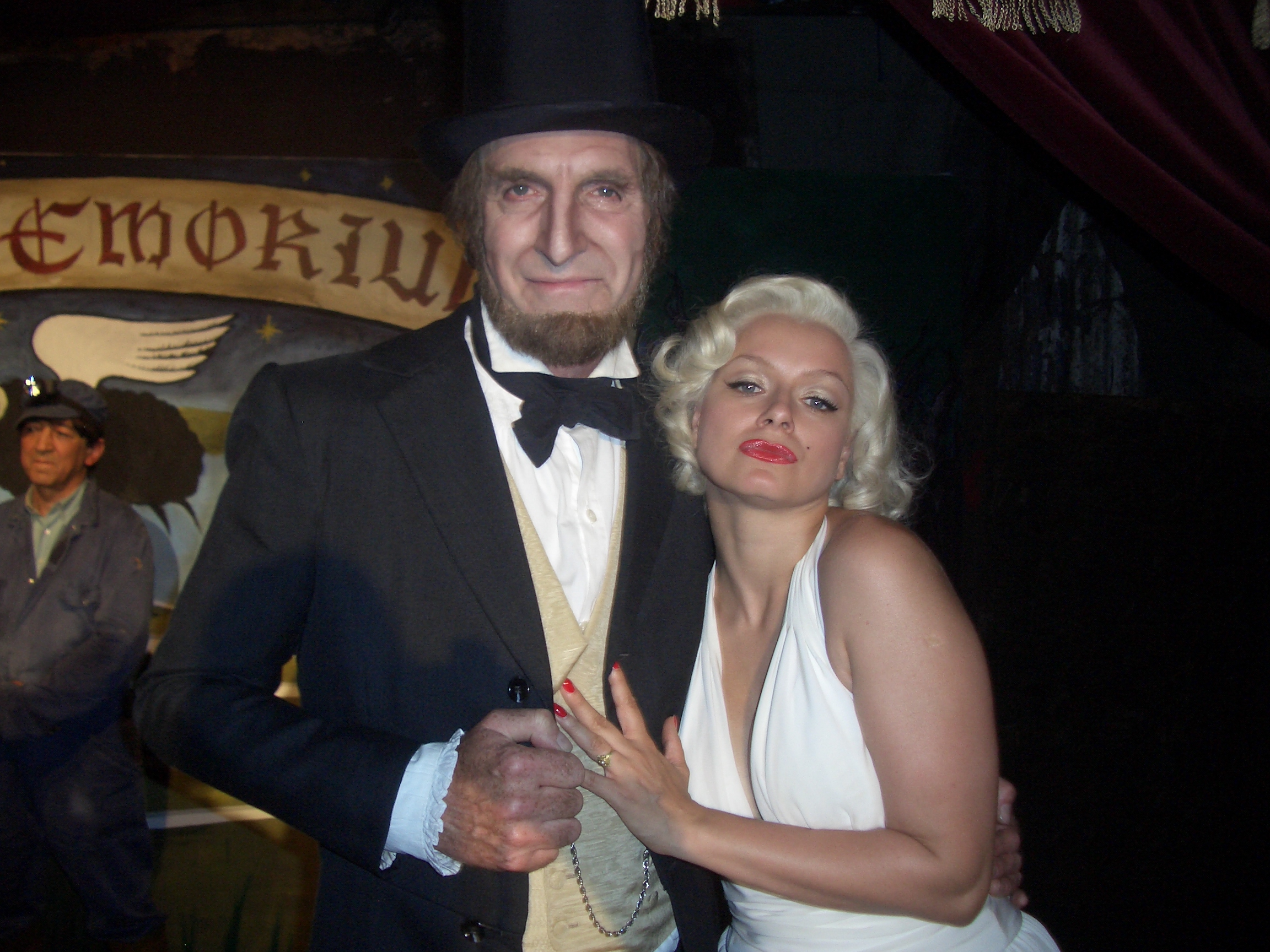 As Abe Lincoln with Samantha Morton in Harmony Korine's 