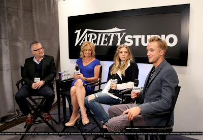 IN SECRET Toronto Film Festival. L-R Charlie Stratton, Jessica Lange, Elizabeth Olsen, Tom Felton