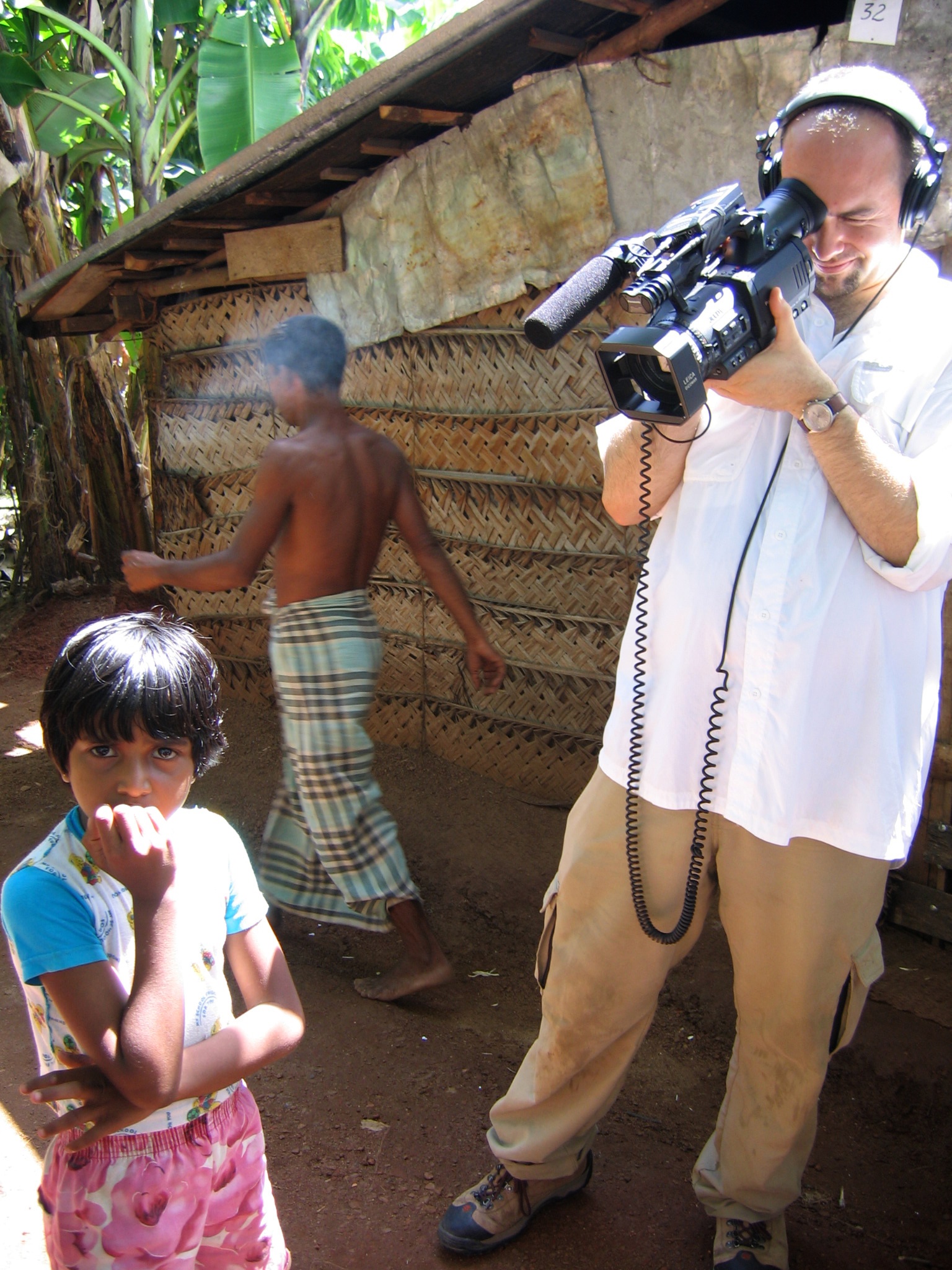 In Sri Lanka filming the documentary Becoming Family.