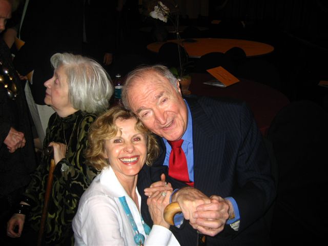 The wonderful Wynn Handman & I at his 85th birthday- May,2009