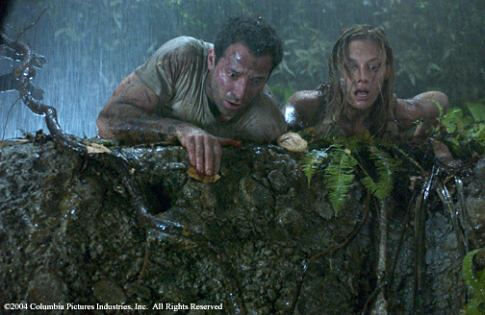 Still of Johnny Messner and KaDee Strickland in Anacondas: The Hunt for the Blood Orchid (2004)