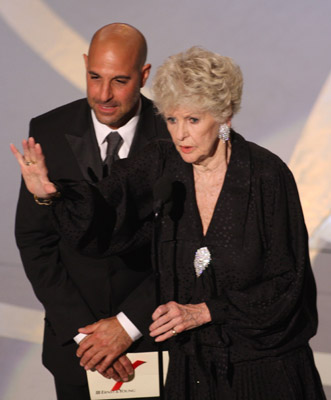 Stanley Tucci and Elaine Stritch