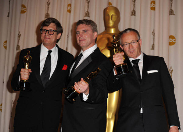 Kim Sinclair and Robert Stromberg at event of The 82nd Annual Academy Awards (2010)