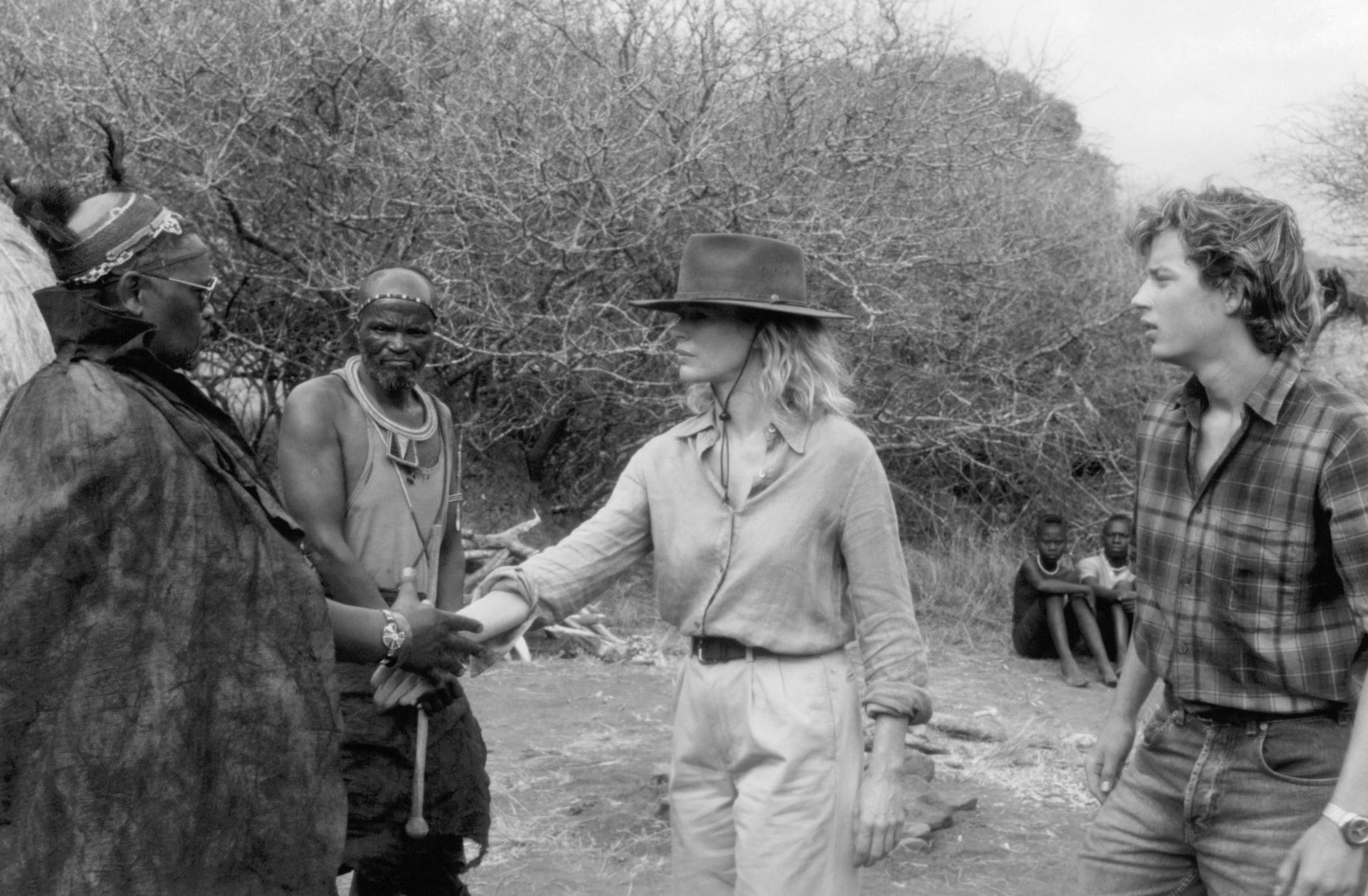 Still of Kim Basinger and Garrett Strommen in I Dreamed of Africa (2000)