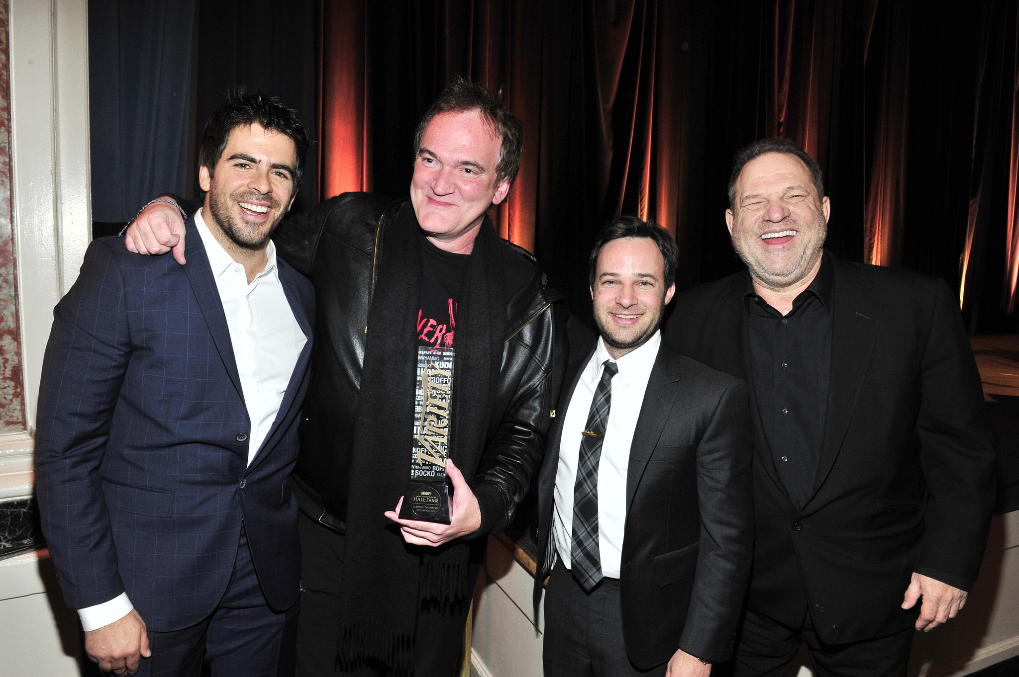Quentin Tarantino, Harvey Weinstein, Eli Roth and Danny Strong