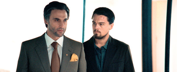 Still of Leonardo DiCaprio and Mark Strong in Melo pinkles (2008)