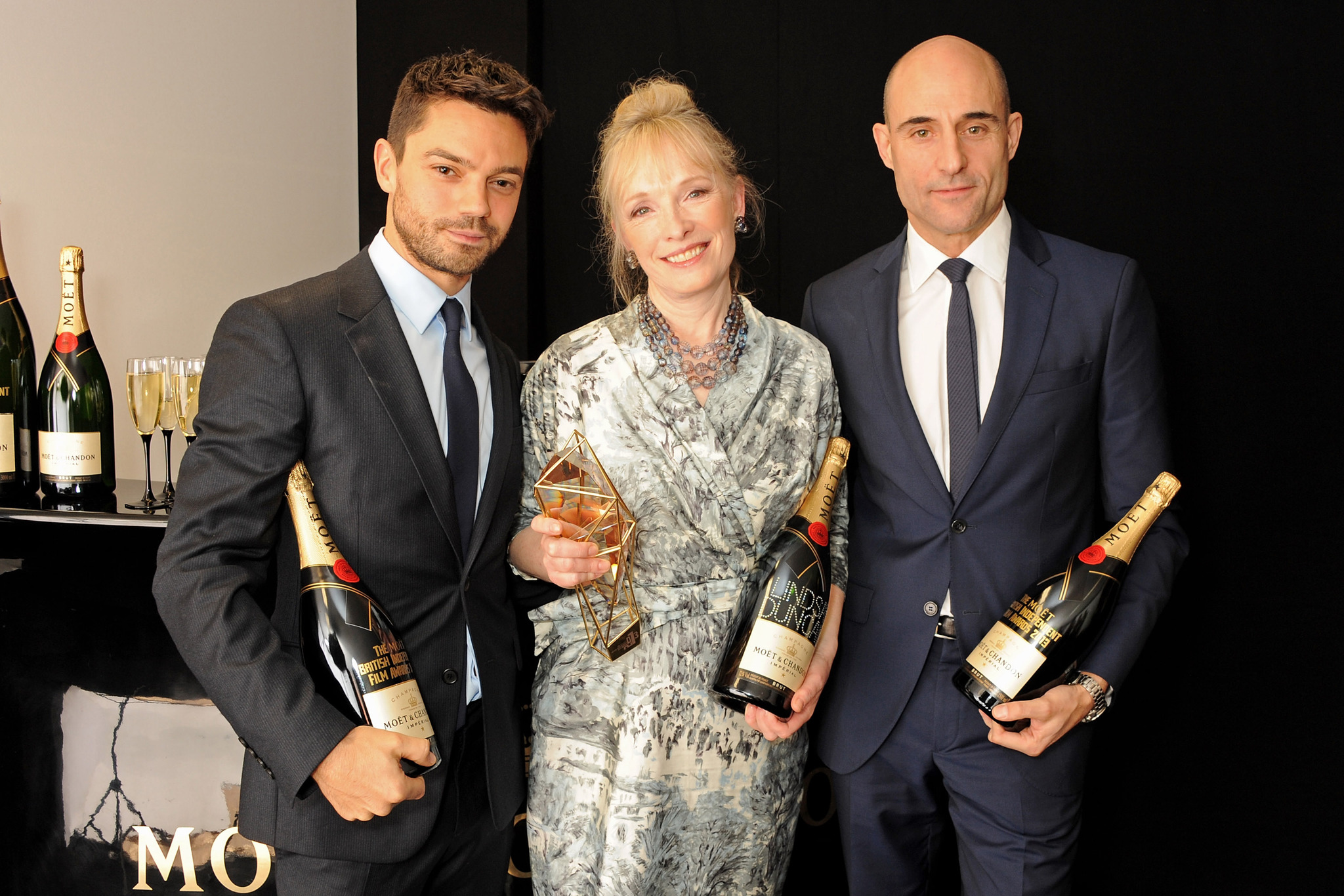 Lindsay Duncan, Mark Strong and Dominic Cooper