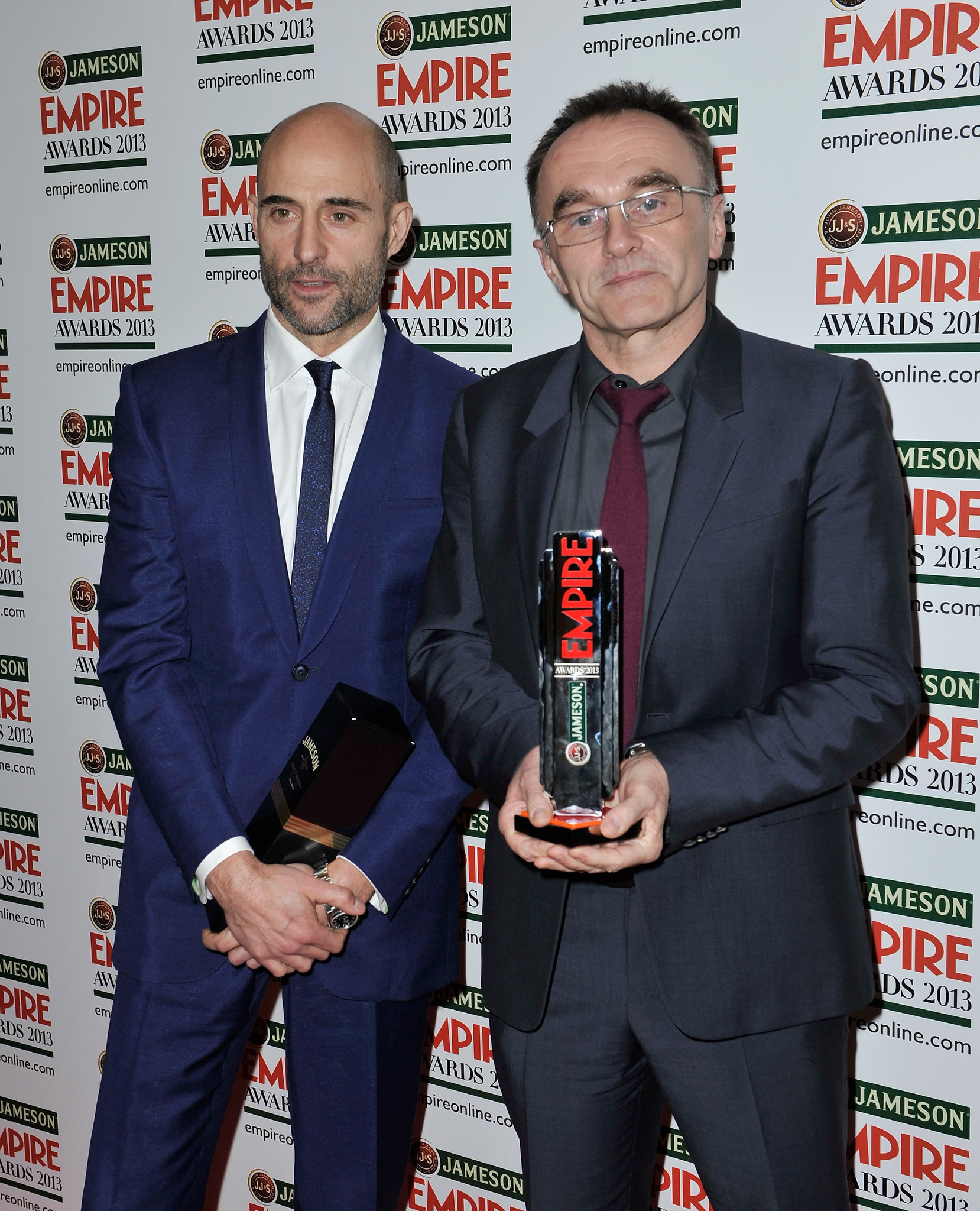 Danny Boyle and Mark Strong