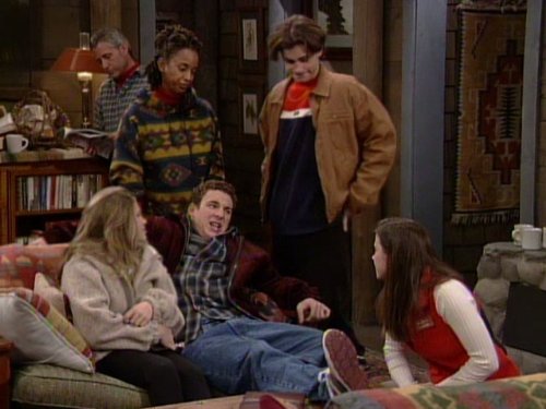 Still of Linda Cardellini, Danielle Fishel, Trina McGee, Ben Savage and Rider Strong in Boy Meets World (1993)