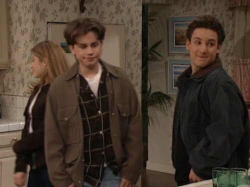 Still of Danielle Fishel, Ben Savage and Rider Strong in Boy Meets World (1993)