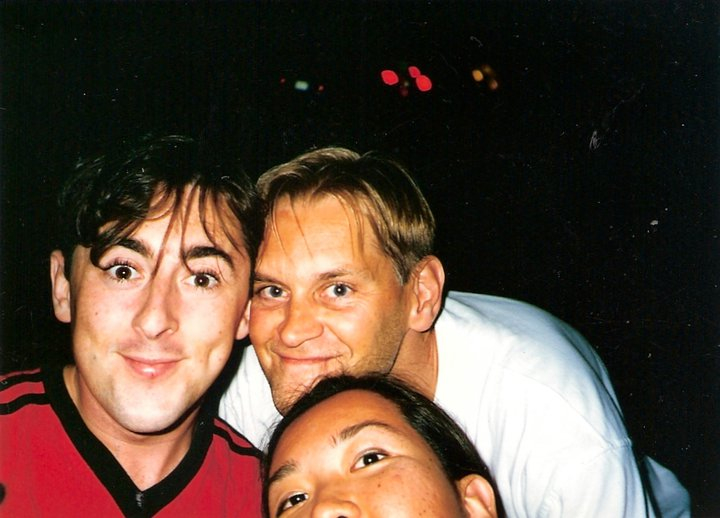 Alan Cumming, Alexander Stuart and a glimpse of Charong Chow, in Hollywood.